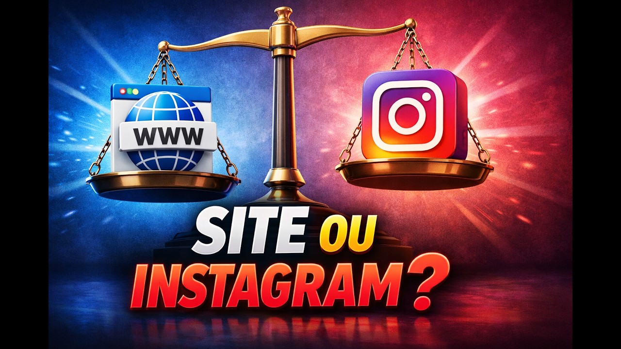 Preciso mesmo de um site ou só Instagram já basta?