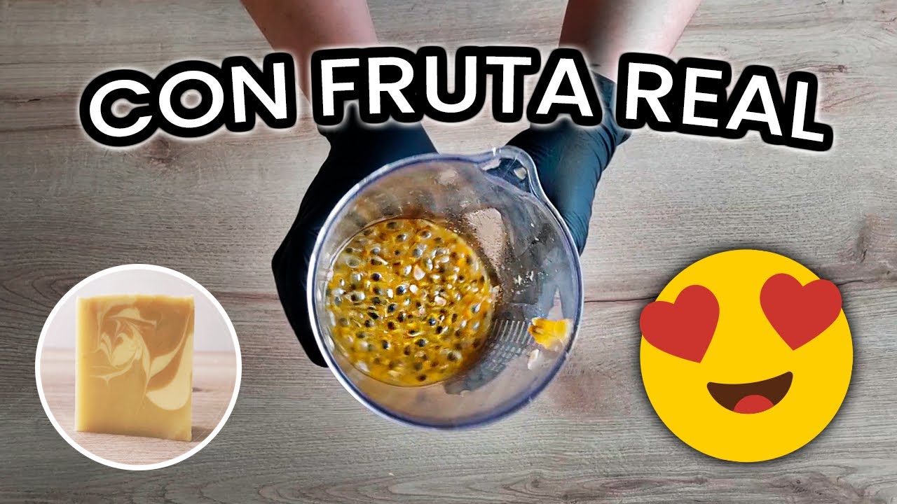 ¡HAGAMOS JABÓN DE MARACUYÁ! | Saponificación en frío