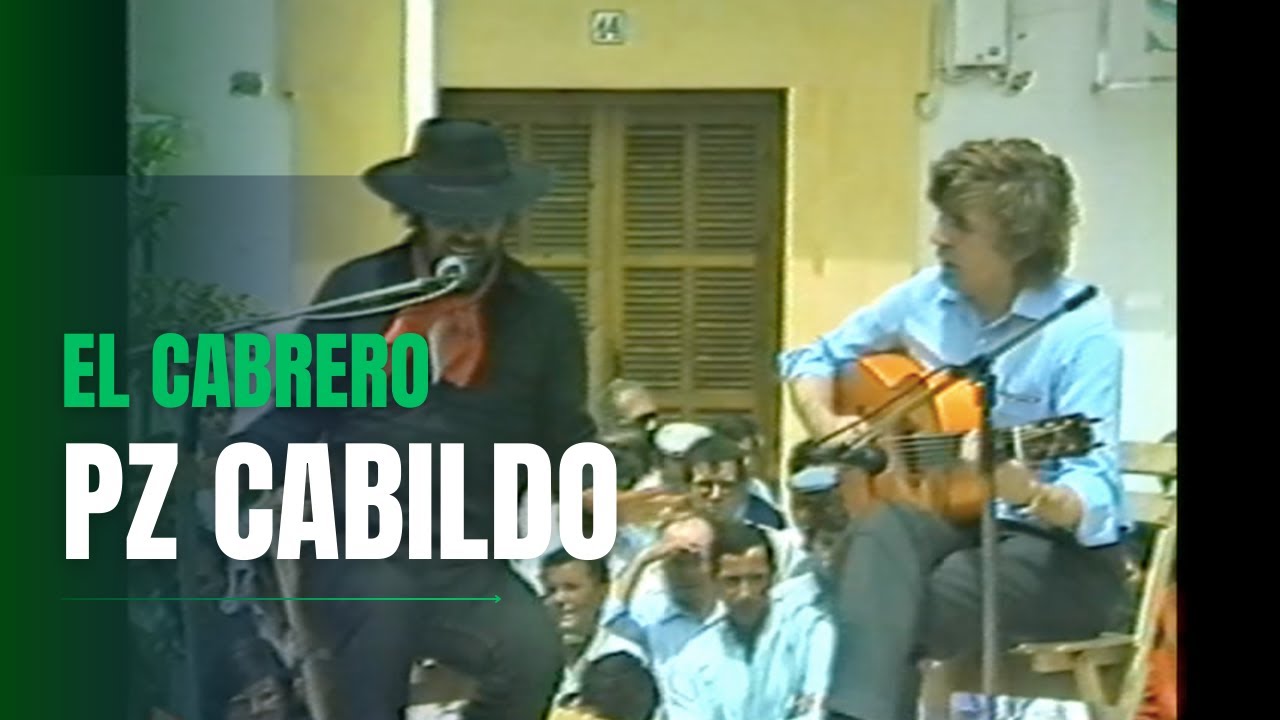 🎤 EL CABRERO Cantado en la Plaza del CABILDO 1985 🎶🎸