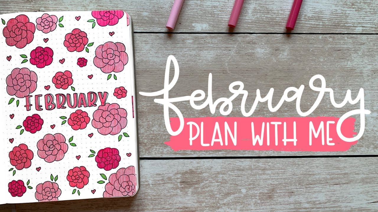 February 2020 Bullet Journal Setup | Plan With Me | BUJOANDCOOKIES