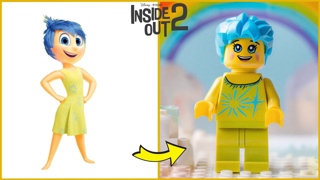 How Inside Out 2 Movie Characters Looks As Lego!
