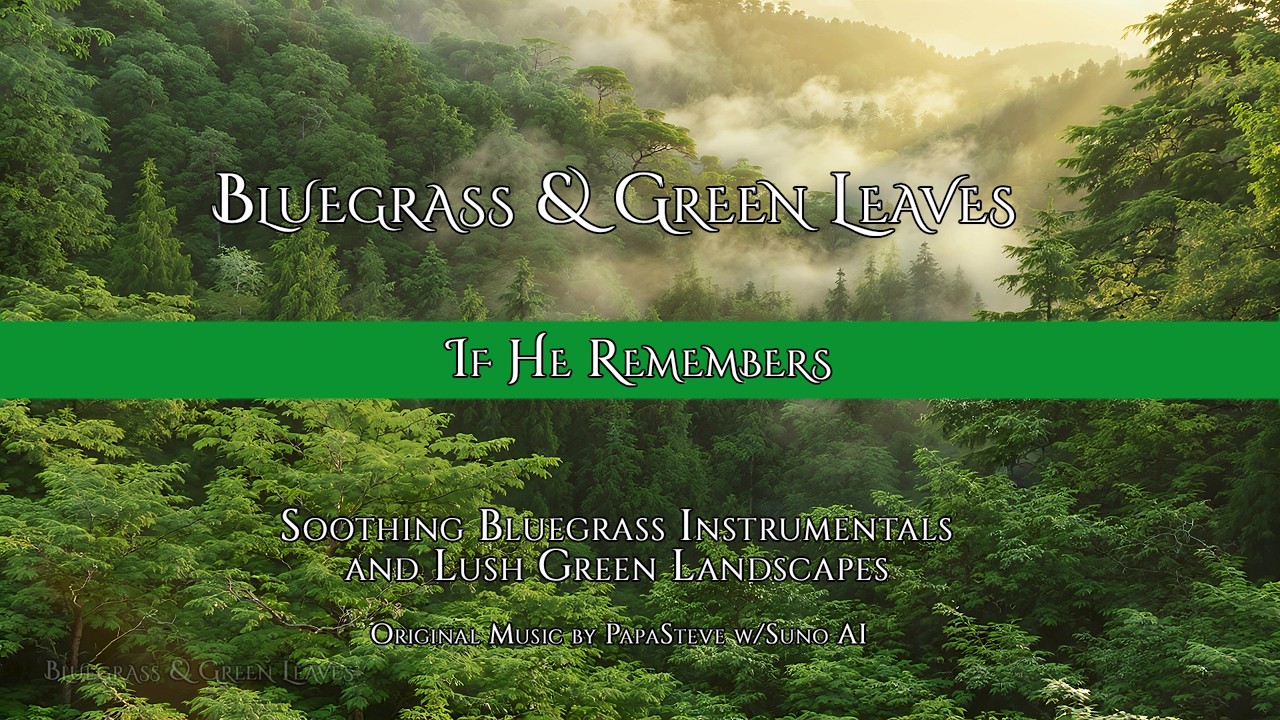 If He Remembers | Bluegrass & Green Leaves 4K Nature Instrumental