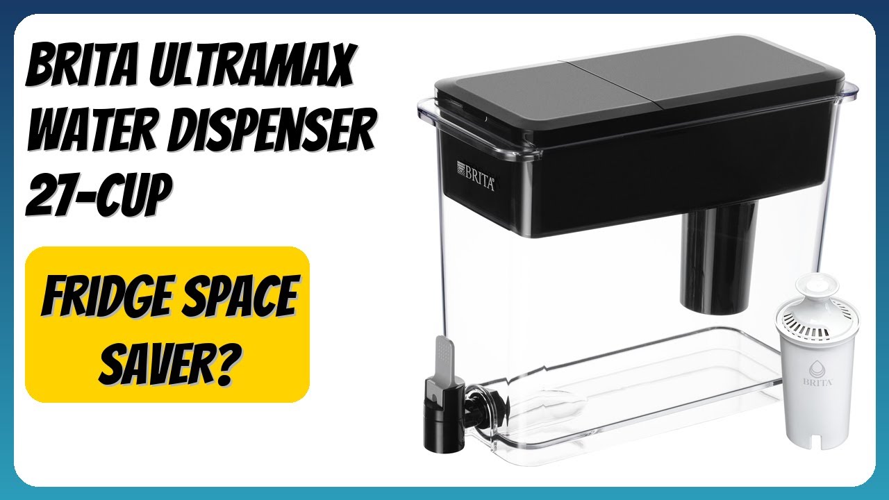 REVIEW (2026): Brita UltraMax Water Dispenser 27-Cup. Features