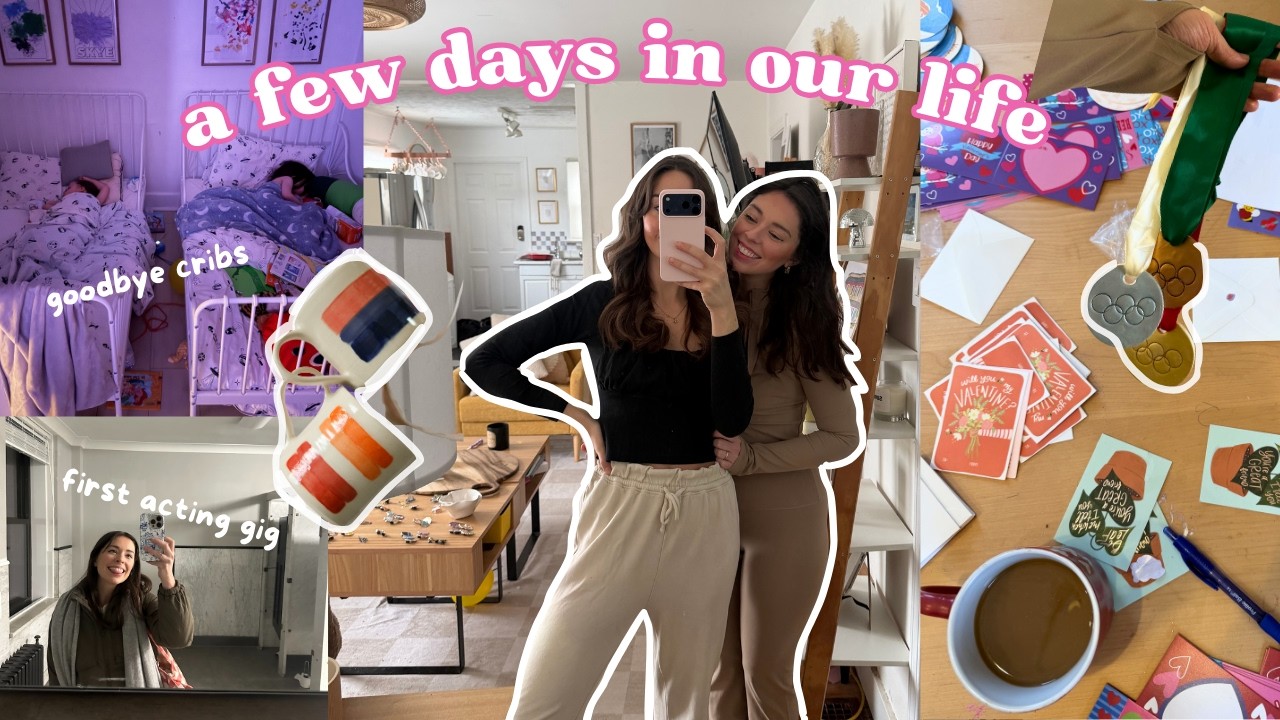 a few days in our life: no more cribs, valentines, & landing my first acting role! 🎥 🎞️