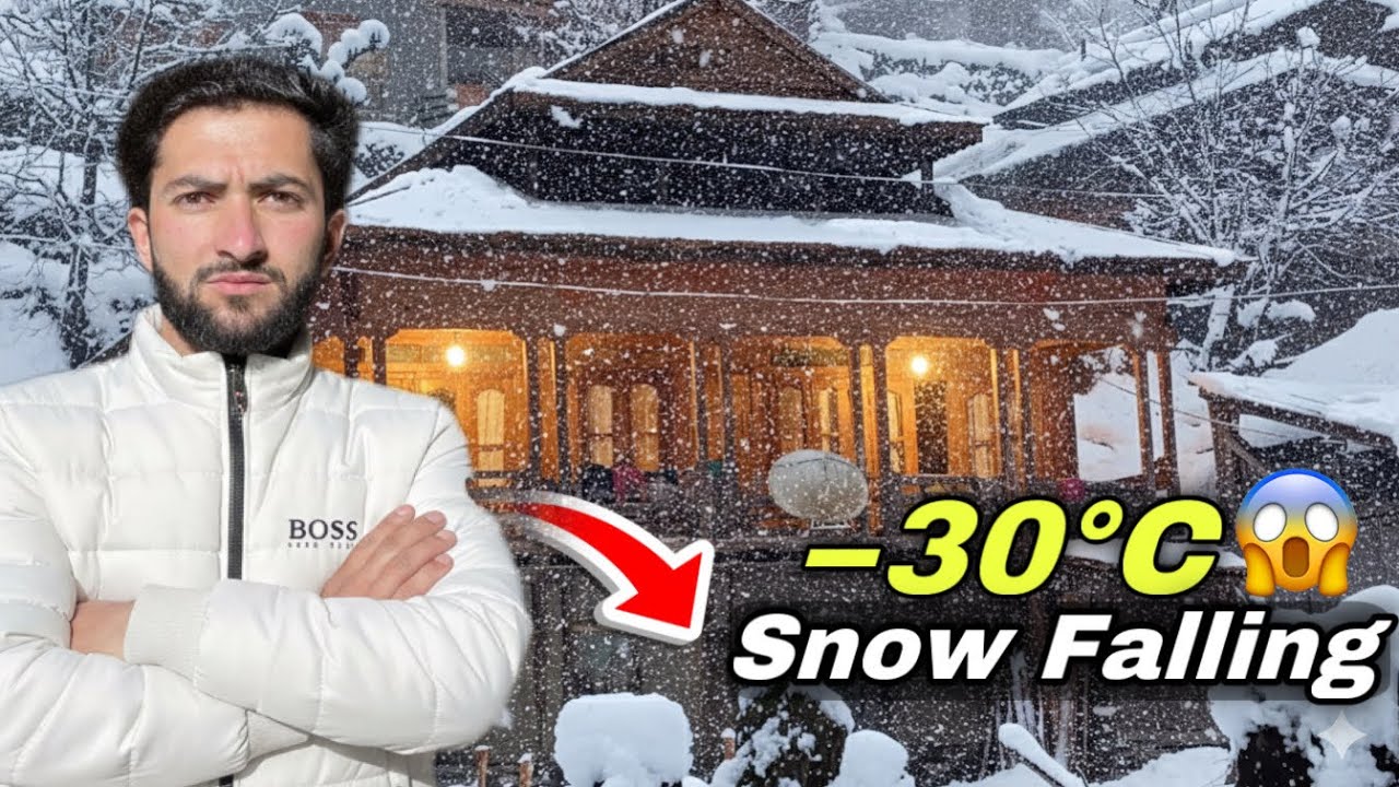 	−30°C Deadly Snowstorm ❄️ | 3 Feet Snow | No Network, No Help😱