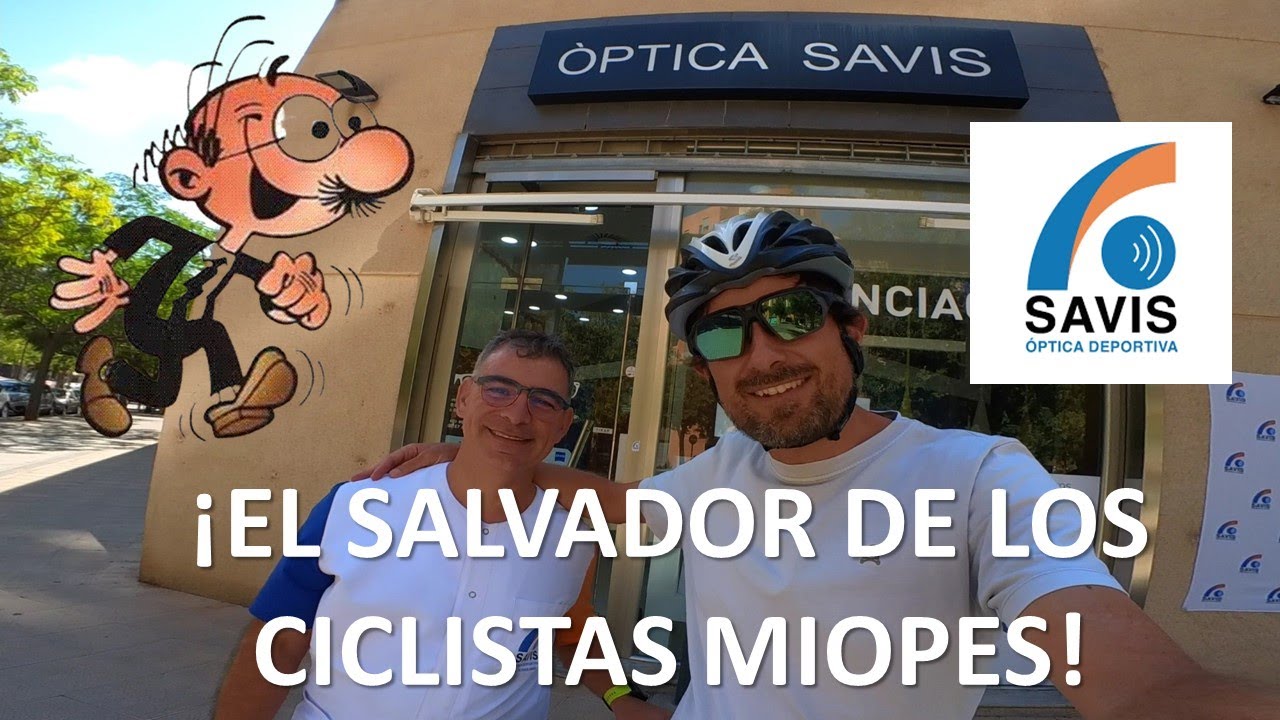¡El salvador de los ciclistas miopes!