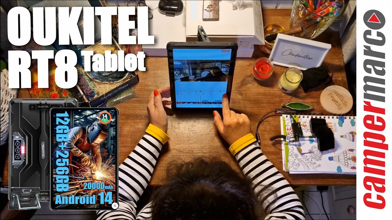 Claudi macht jetzt auch Youtube! | Videoschnitt am robusten Outdoor Tablet Oukitel RT8
