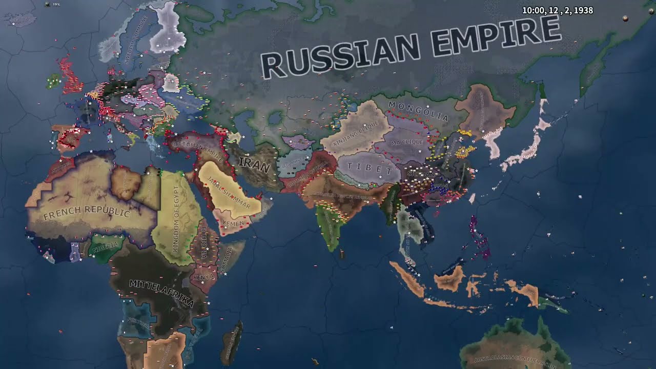 Wiping the Floor With Everyone Kaiserreich Hoi4 Timelapse