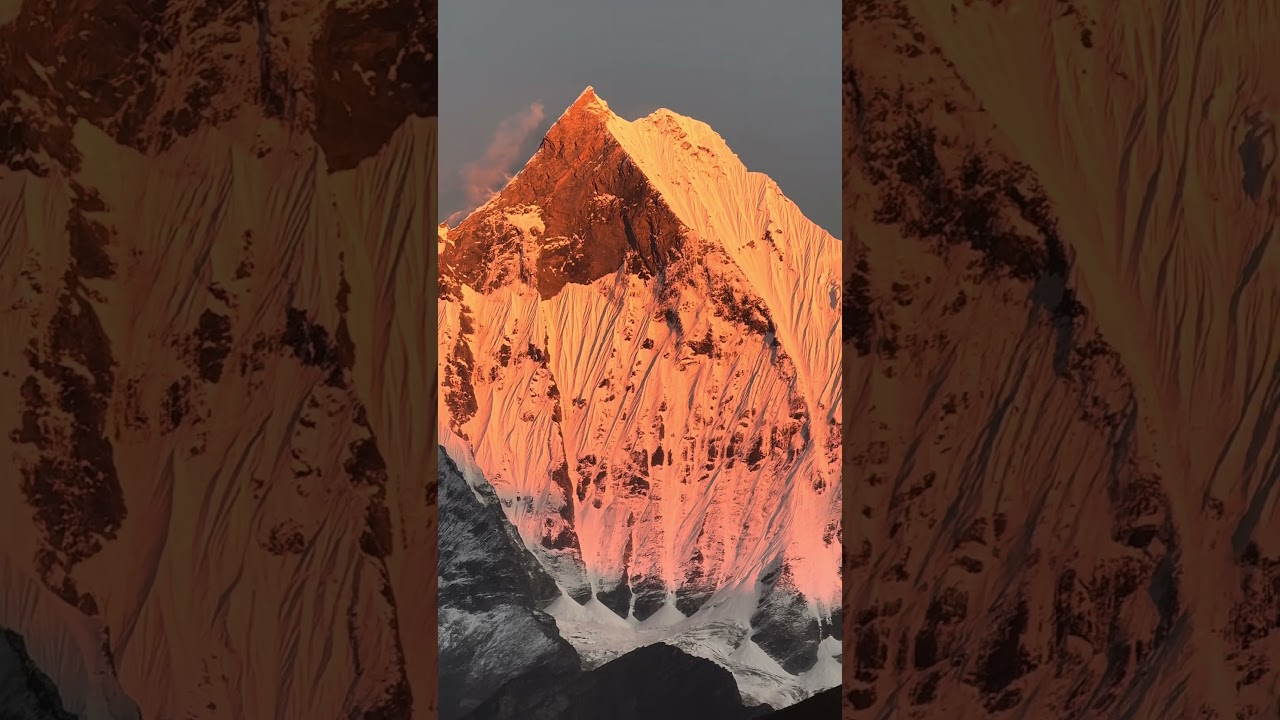 🌄 Golden Hour at ABC &ndash; A Himalayan Dream!