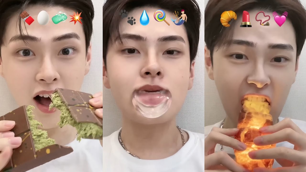 Best Seungbini Korean ASMR Compilation | asmr eating emoji food korean #31