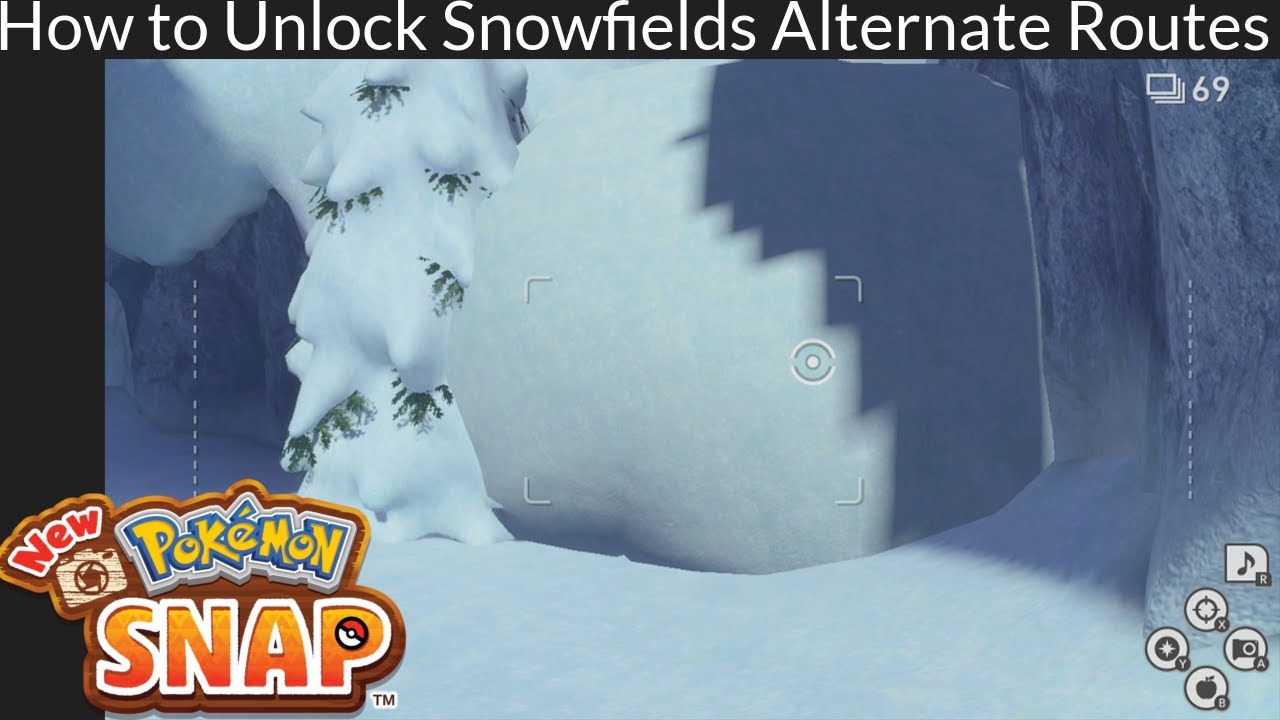 New Pokemon Snap - How to Unlock the Snowfields Alternate Routes