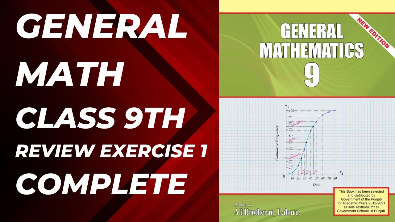 9th Class General Math, Ch 1, Review Exercise 1 Complete- Matric part 1 Gen Math