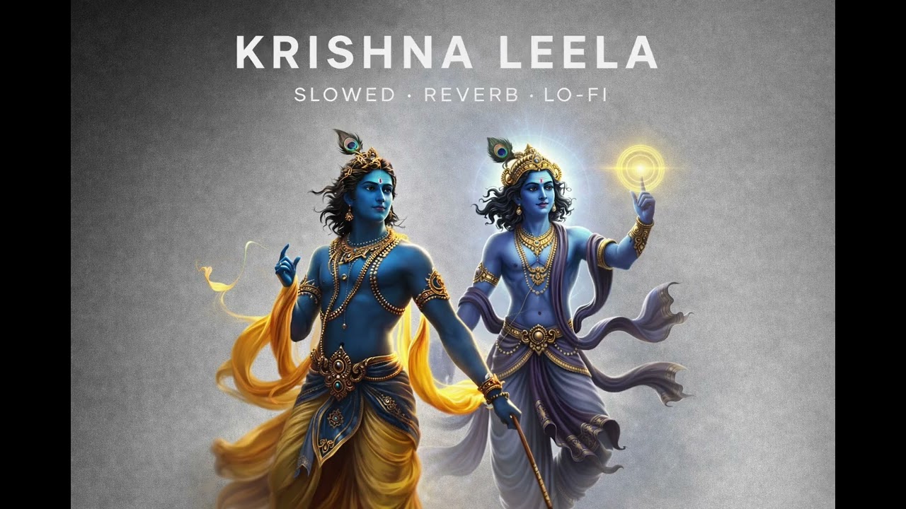 KRISHNA LEELA // SHREE RADHE KRISHNA SLOWED REVERB LO _ FI  HINDI & ENGLISH RAP SONG // VISHALYADAV/