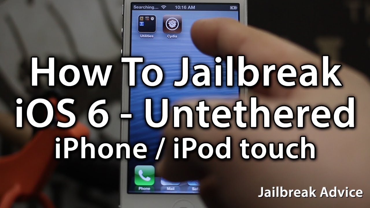 How To Jailbreak The iPhone 5 / iPod touch Using Evasi0n -  iPhone, iPod iOS 6 Untethered Jailbreak
