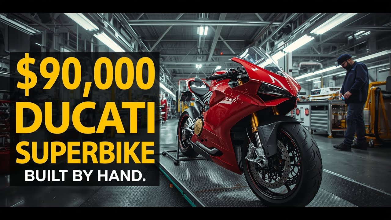 Inside Ducati  Factory:  $90,000 for limited editions like the Panigale V4  Factory (Full Process