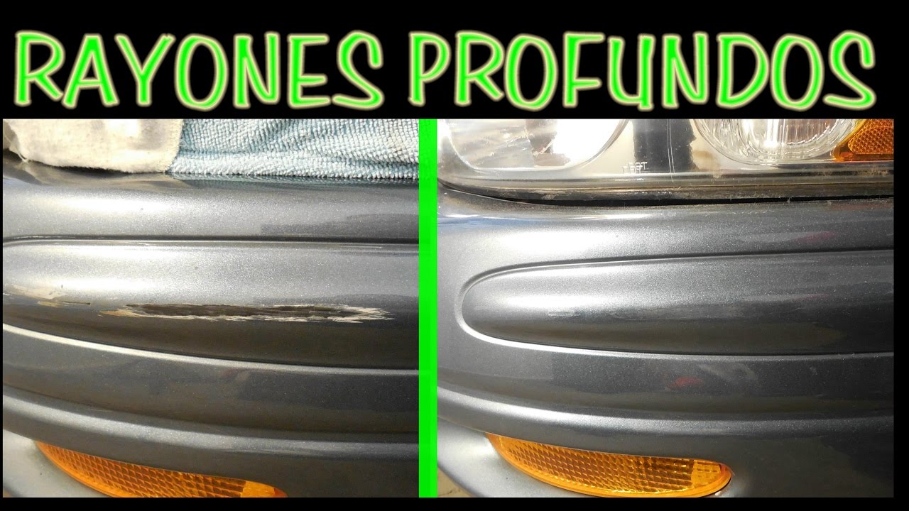 Como reparar rayones profundos en la pintura (resultado permanente)
