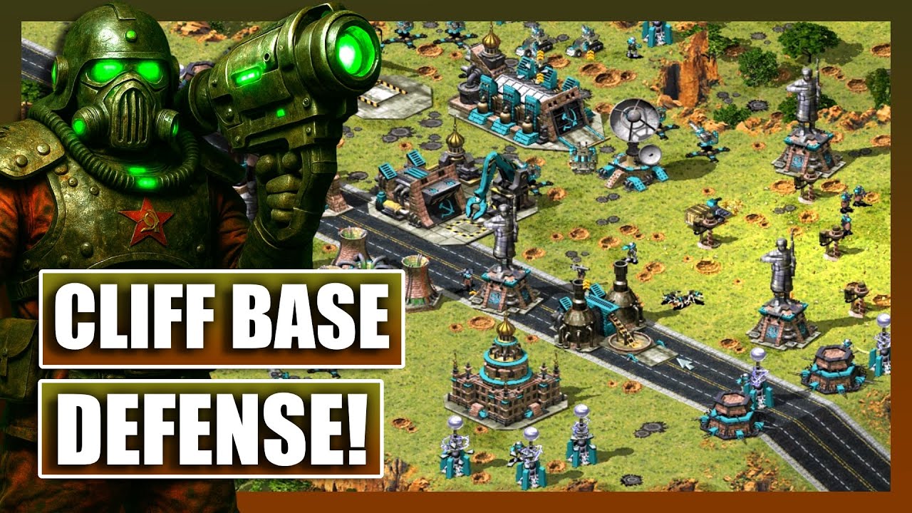 Red Alert 2 | INSANE Soviet Cliff Defense | (No Superweapons)