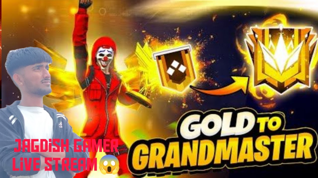 Gold Se Grandmaster Tak 🔥 Full Rank Push Live | Jagdish Gamer OP