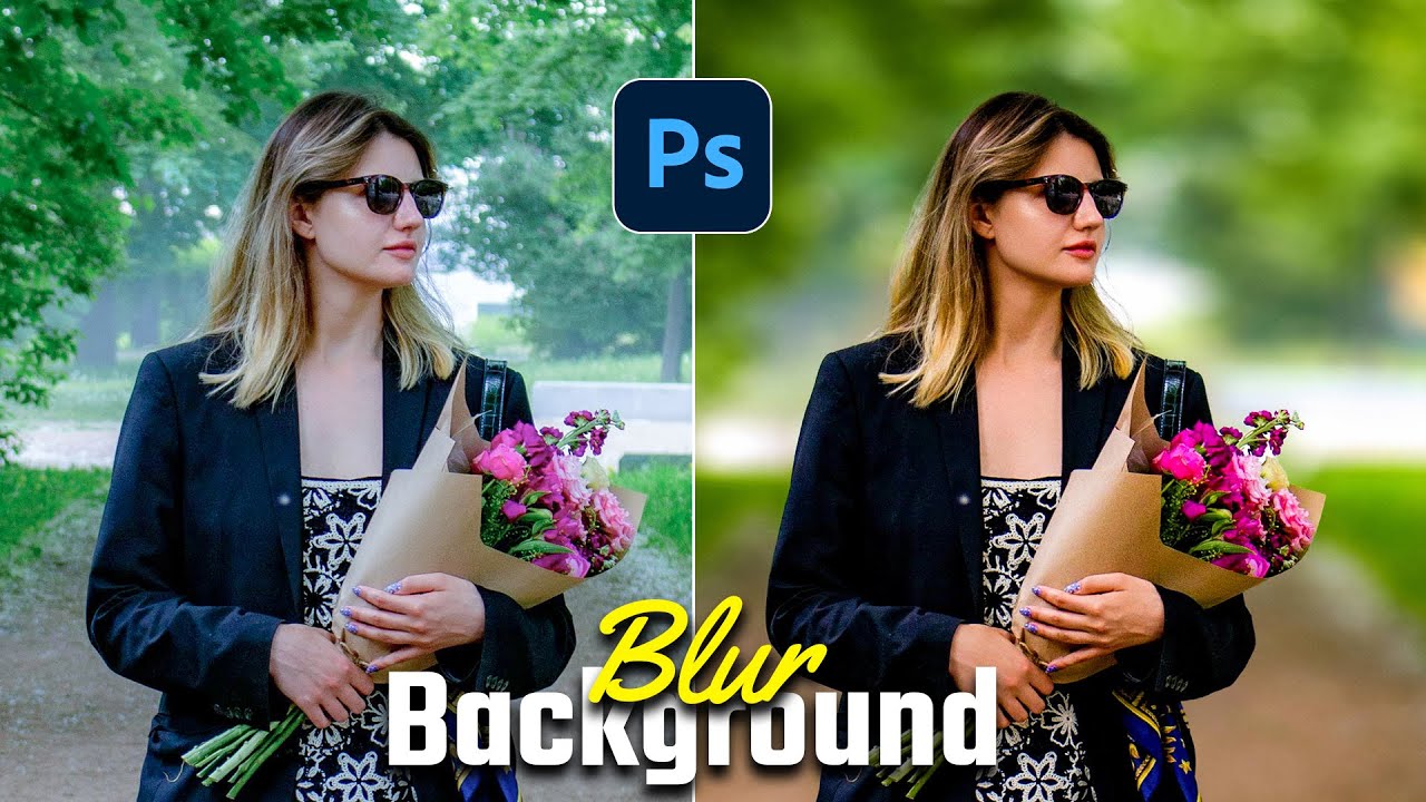 🔥 Blur Background in Photoshop Like a PRO (Easiest Method Ever!)
