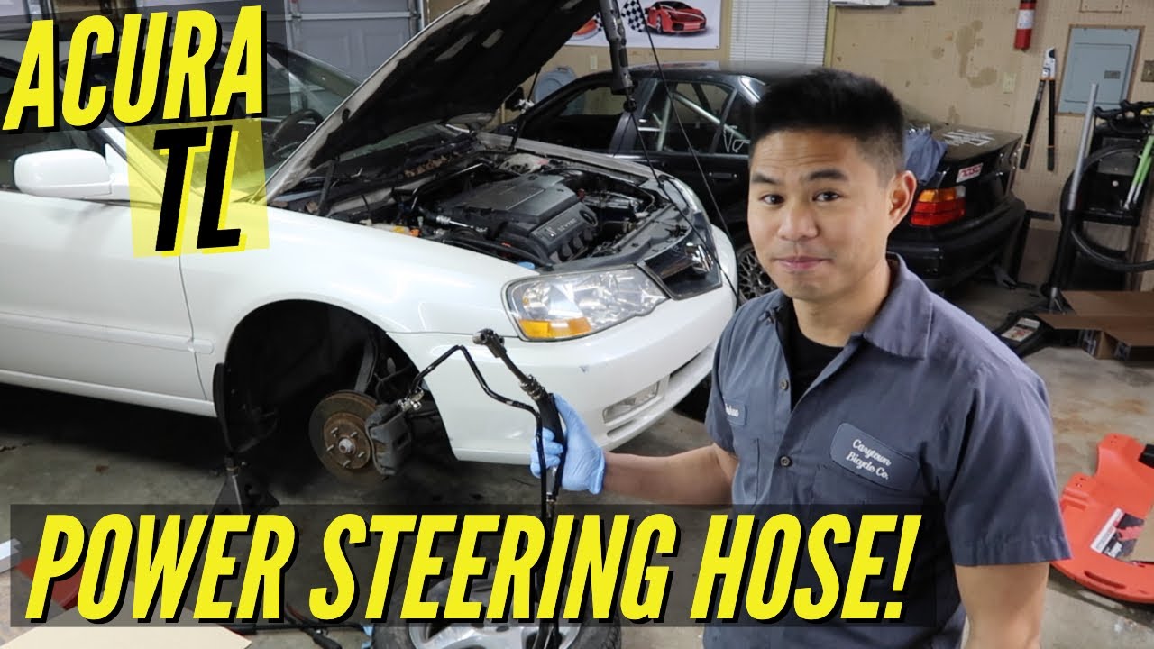 2002 Acura TL Power Steering Leak | Hose Replacement