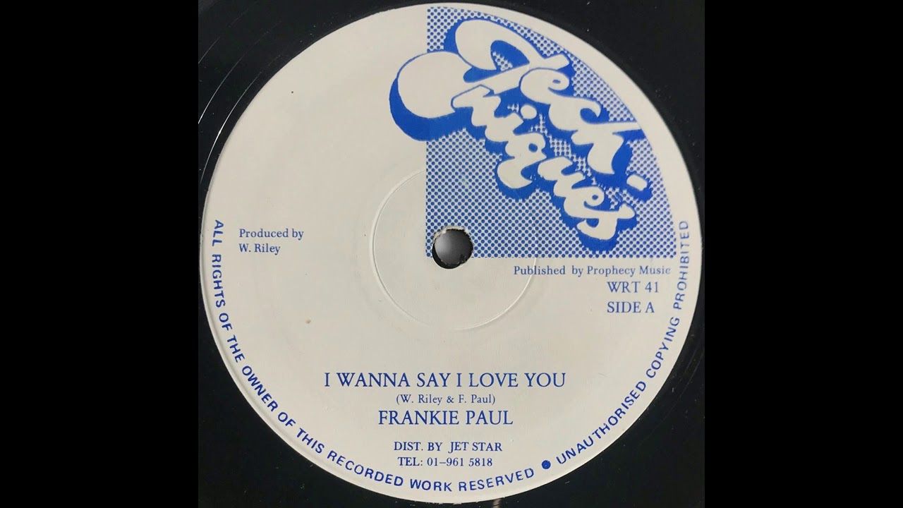 Frankie Paul - I wanna say I love you + Dub (12)