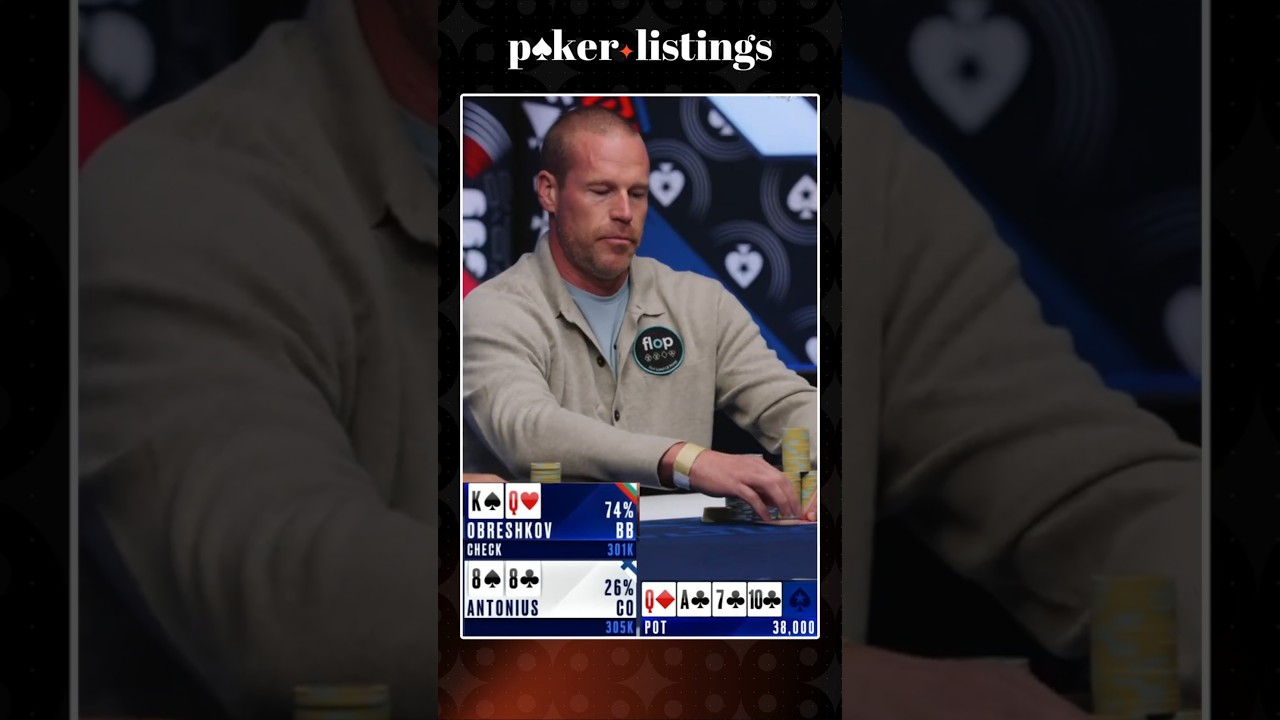 Patrik Antonius hits a 1-card Flush at EPT Main! 