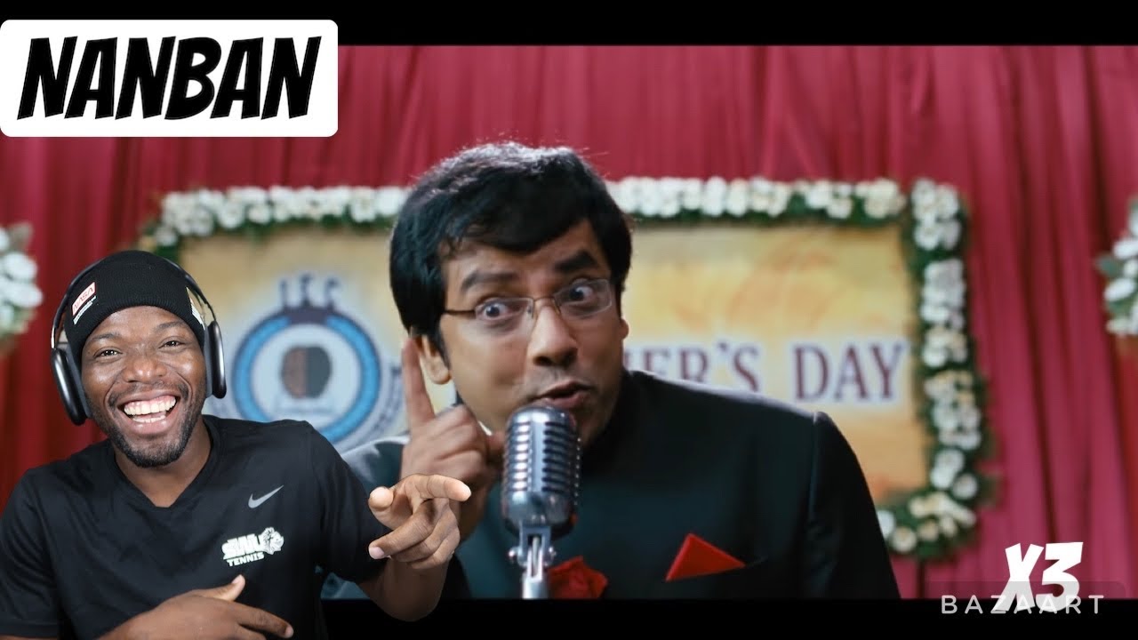 Nanban Movie Scene Reaction Part 3 | Comedy Speech Scene | Teachers Day Speech | Thalapathy Vijay