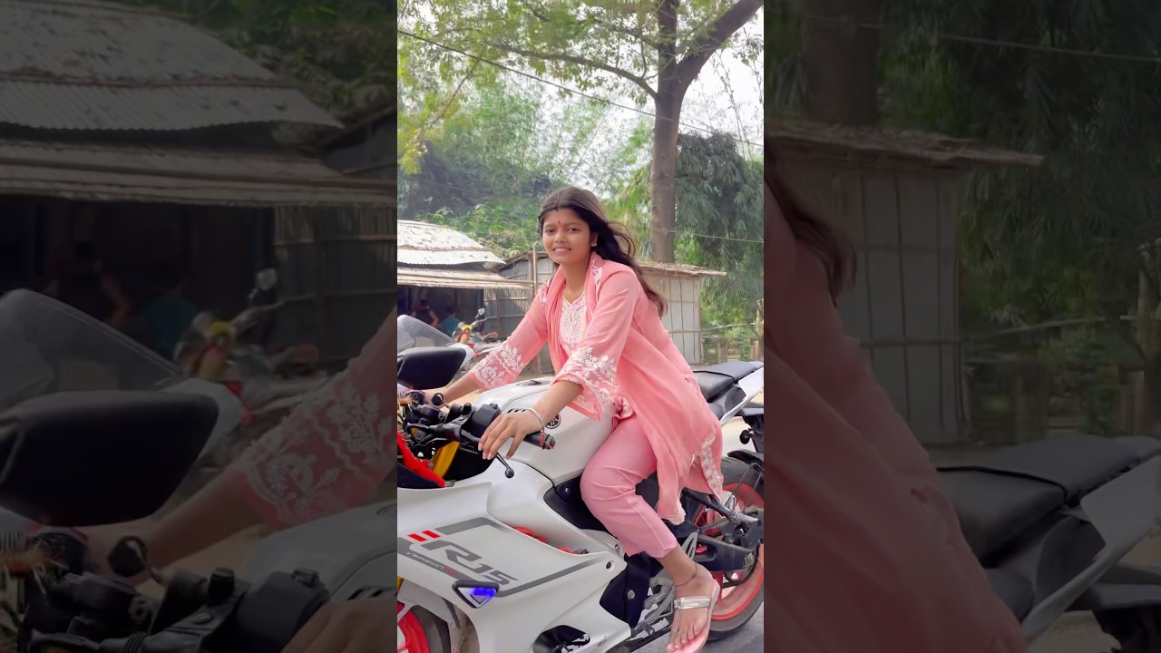 Pandeyji ka beta hoon😂 #barsarani  #bikegirl #bhojpuri #yamaha #bihari #rider #trending #ridergirl