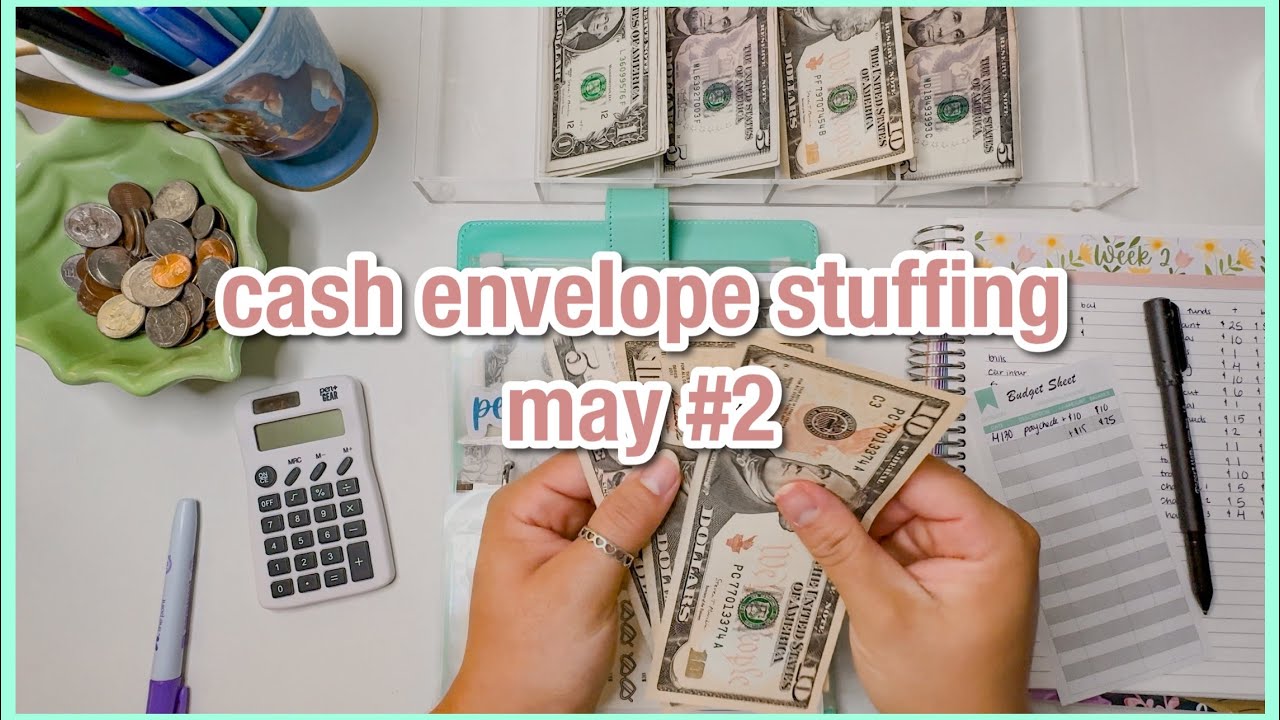 cash envelope stuffing | may week #2 | low income budget | sinking funds & savings challenges