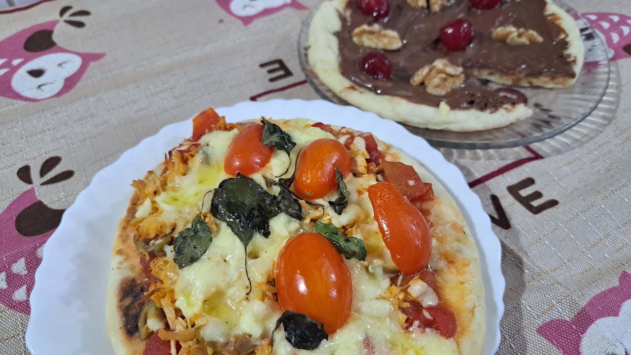 PIZZA DE  FRIGIDEIRA  UMA SOLUÇÃO RÁPIDA . QUE DELÍCIA!