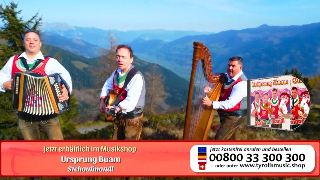 Volksmusik-Hits aus Tirol! 🎵 Die neue CD der URSPRUNG BUAM | STIMMUNGSGARTEN TV