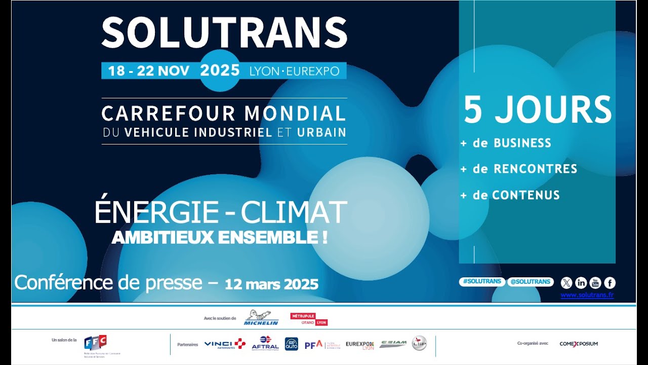 SOLUTRANS 2025 se dévoile
