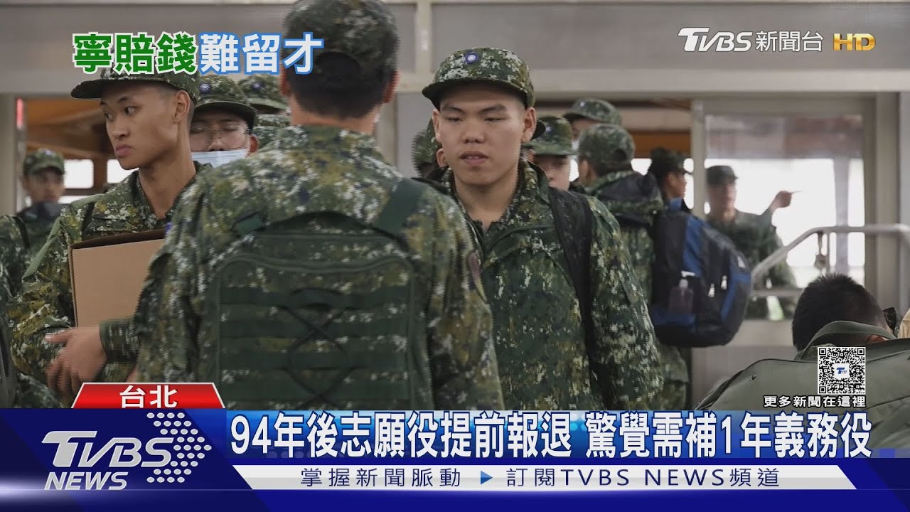 寧賠錢「提早退伍」 立院曝4年逾1萬志願役｜TVBS新聞 @TVBSNEWS01