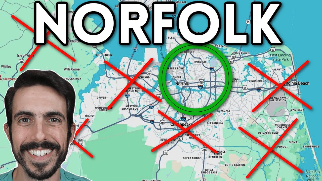 NORFOLK Virginia Neighborhoods In EVERY Price Range [Alternatives To Virginia Beach & Chesapeake]