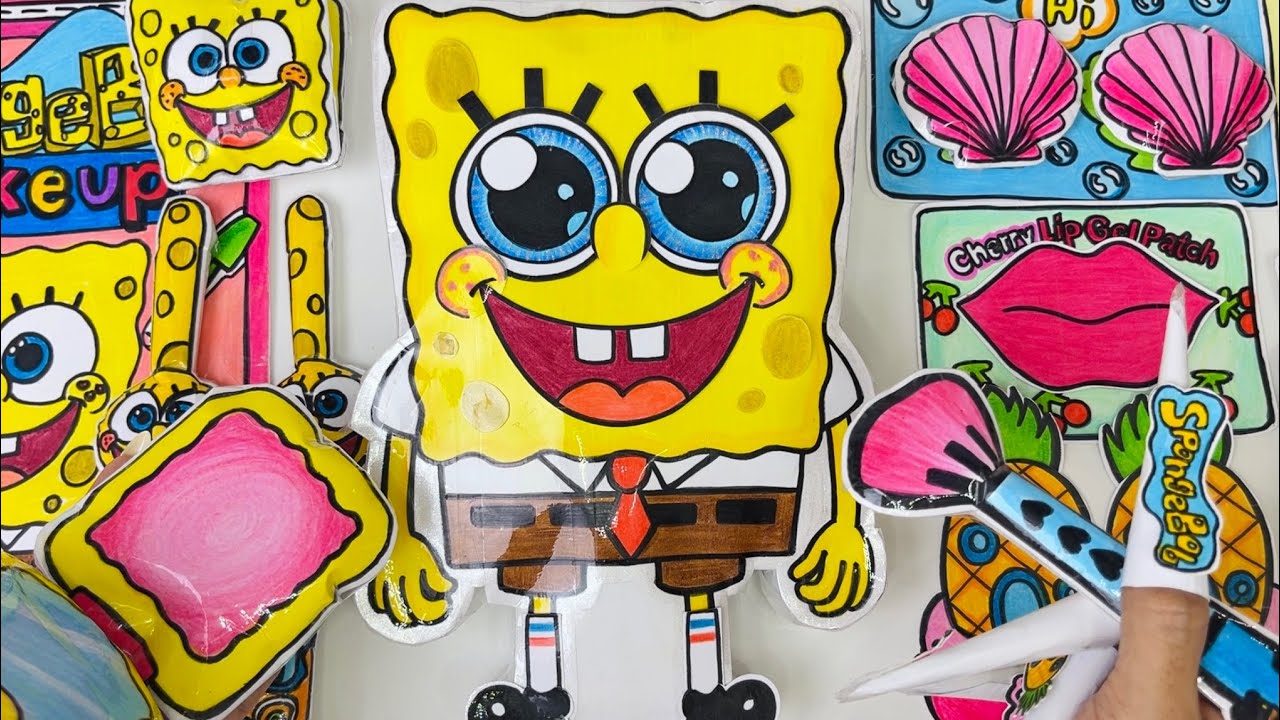 SpongeBob SquarePants |SpongeBob Blind Bags: Cute vs Slay Challenge(Part 1)! | DIY Skincare + Makeup