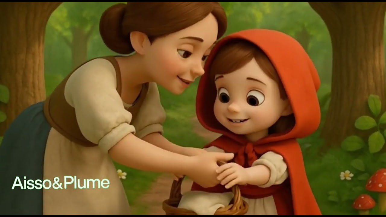 Conte pour les enfants :Petit chaperon rouge avec Aisso et Plume 
