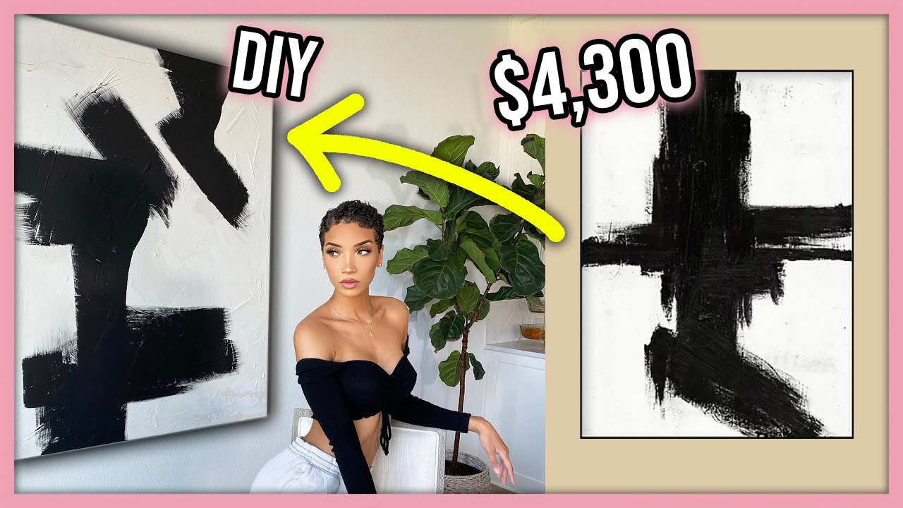 DIY Dupe for $4,300 Artwork! + Home Decor Updates!
