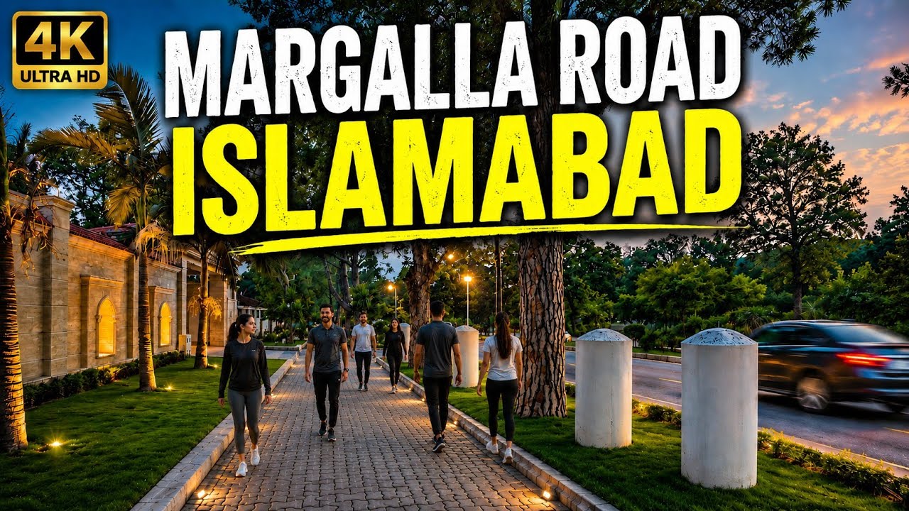Walking through most beautiful locality of Islamabad | Marghalla Road Islamabad 🇵🇰 