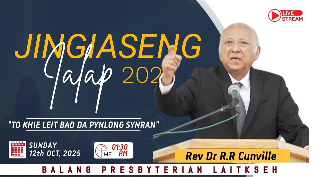 JINGIASENG IALAP 2025       I      Rev Dr R.R CUNVILLE     I       12th OCT,2025      I     01:30 PM
