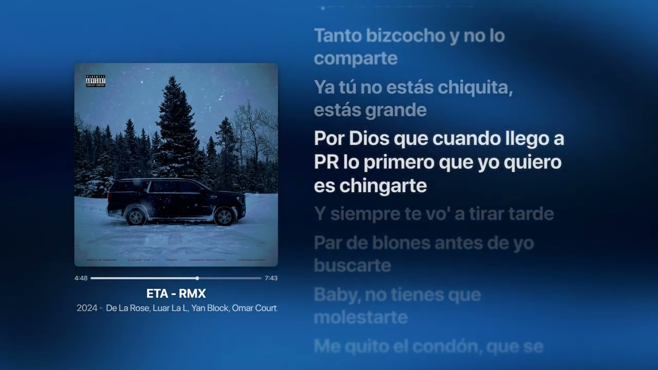 ROA, De La Rose, Luar La L, Yan Block, Omar Courtz - ETA RMX (Lyrics)