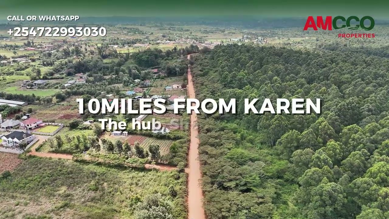 Goldleaf Estate in Thigio, Kikuyu,  1/8 acre plots for $7,730