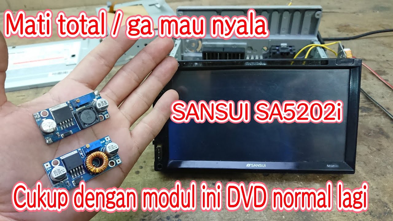 Dvd mobil sansui mati total
