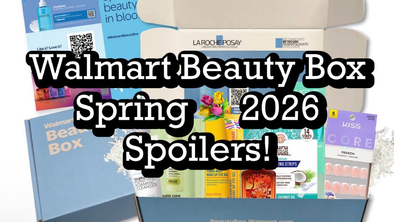 Спойлеры к весенней бьюти-коробке Walmart 💐 2026! / BeautyAmaB