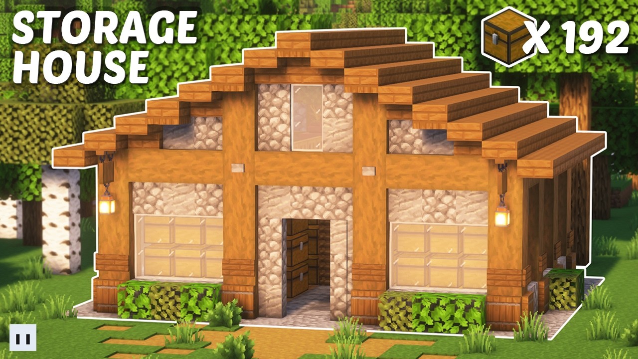 Minecraft: как построить склад для начинающих | Просто и легко