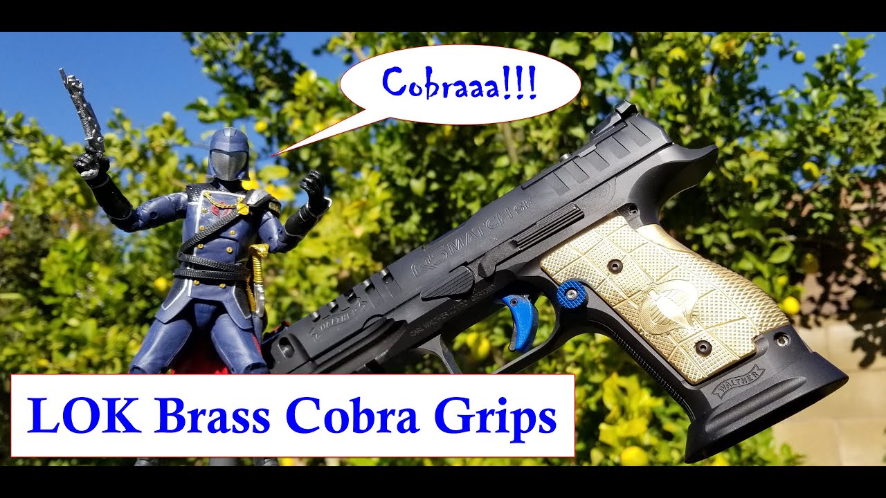 LOK Grips Brass COBRA Review - Walther Q5 Match SF Steel Frame