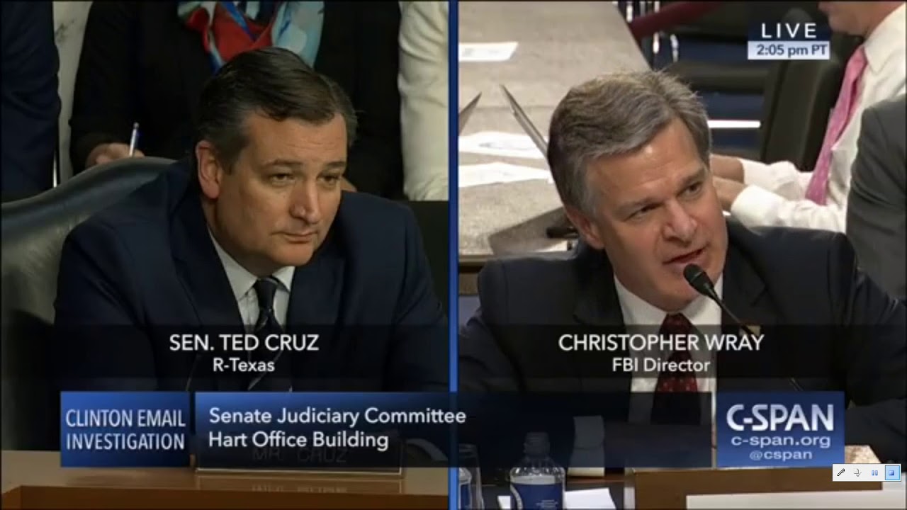 Ted Cruz Questions Horowitz and Wray.