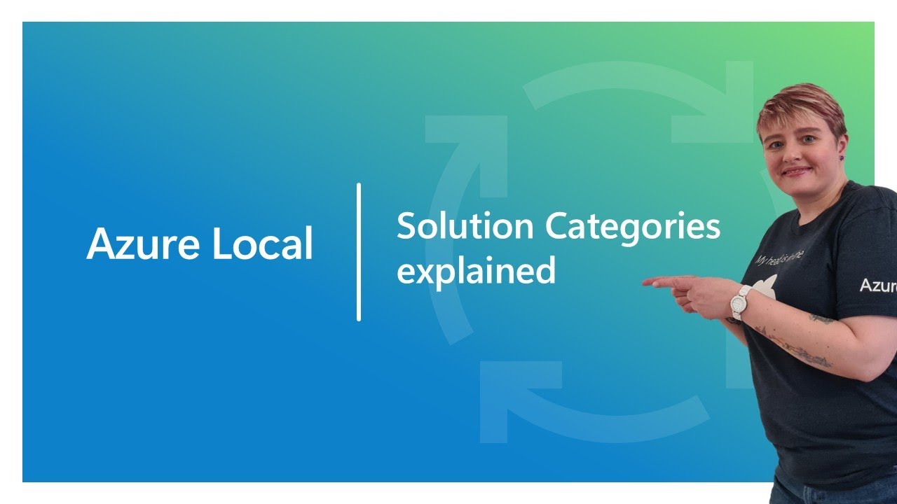 Azure Local Solution Categories