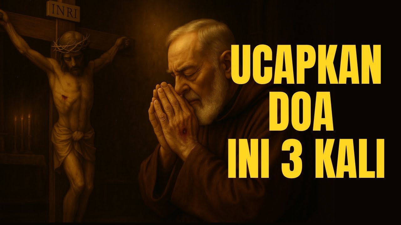 🕊️ Doa Ampuh Mengusir Kuasa Gelap – Katakan 3 Kali dengan Iman! 🙏 | Pesan Padre Pio