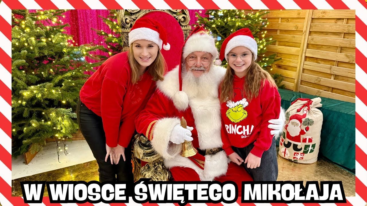 Vlogmas 21- Cudowne spotkanie ze Świętym Mikołajem🎅🎄