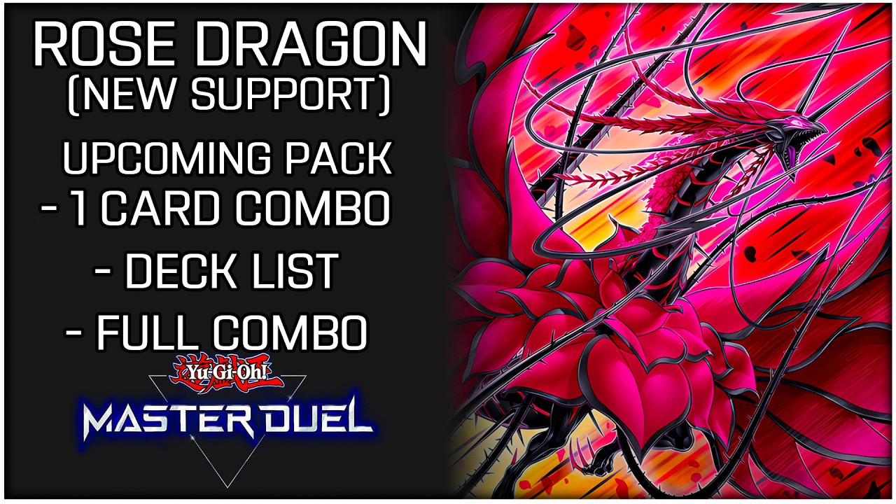 Rose Dragon Deck Combos Testing for Upcoming Selection Pack! | Yu-Gi-Oh! Master Duel